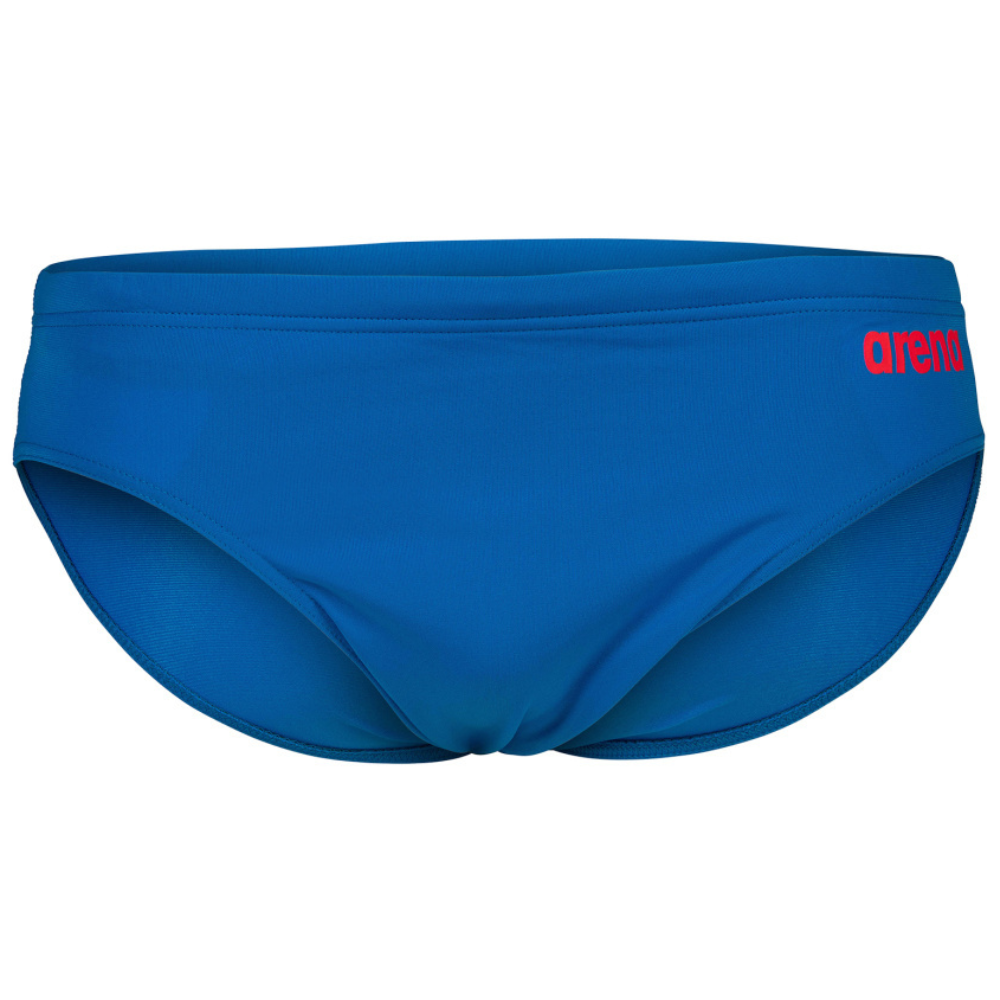 ARENA MEN'S TEAM SWIM BRIEF SOLID - BLUE RIVER – OntarioSwimHub
