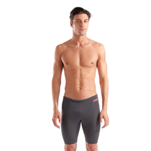 Load image into Gallery viewer, arena-mens-team-swim-jammer-solid-asphalt-bright-coral-004770-504-ontario-swim-hub-2