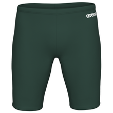 Load image into Gallery viewer, Sage green swim jammers with Arena logo on a white background