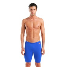 Load image into Gallery viewer, arena-mens-team-swim-jammer-solid-neon-blue-team-orange-004770-803-ontario-swim-hub-5