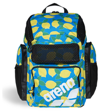 Load image into Gallery viewer, arena-one-go-backpack-45l-allover-arena-lemons-101232-105-ontario-swim-hub-1