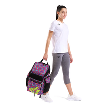 Load image into Gallery viewer, arena-one-go-backpack-45l-allover-floral-010232-203-ontario-swim-hub-6