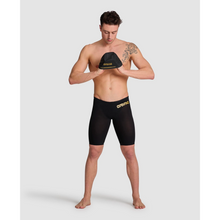 Load image into Gallery viewer,     arena-powerskin-carbon-air2-50th-anniversary-limited-edition-jammer-black-gold-ontario-swim-hub-11