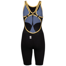 Load image into Gallery viewer,     arena-powerskin-carbon-air2-50th-anniversary-limited-edition-open-back-black-gold-ontario-swim-hub-8
