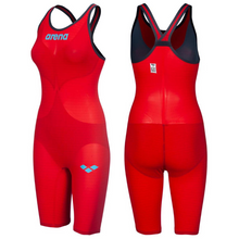Load image into Gallery viewer, arena-powerskin-womens-carbon-air2-race-suit-closed-back-tech-suit-red-001129-45-ontario-swim-hub-1