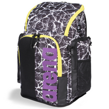 Load image into Gallery viewer, arena-spiky-iii-backpack-45-allover-black-white-006272-131-ontario-swim-hub-1