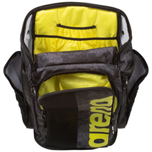 Load image into Gallery viewer, arena-spiky-iii-backpack-45-allover-camo-kikko-006272-101-ontario-swim-hub-3