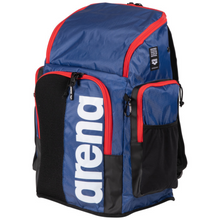Load image into Gallery viewer, arena-spiky-iii-backpack-45-navy-red-white-005569-108-ontario-swim-hub-1