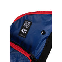 Load image into Gallery viewer, arena-spiky-iii-backpack-45-navy-red-white-005569-108-ontario-swim-hub-6