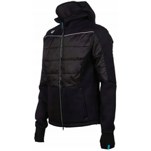 Load image into Gallery viewer, arena-team-hooded-full-zip-half-quilted-jacket-black-004915-500-ontario-swim-hub-2