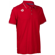 Load image into Gallery viewer, arena-team-line-cotton-short-sleeve-polo-shirt-solid-red-004901-400-ontario-swim-hub-2