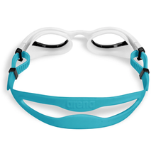 Load image into Gallery viewer, arena-the-one-plus-junior-goggles-clear-white-turquoise-011808-100-ontario-swim-hub-2