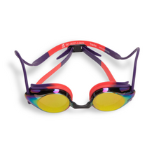 Load image into Gallery viewer, arena-tracks-mirror-goggles-copper-plum-bright-coral-92370-111-ontario-swim-hub-2