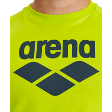 Load image into Gallery viewer, arena-unisex-logo-t-shirt-lime-soda-005337-630-ontario-swim-hub-3