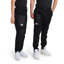 Load image into Gallery viewer, arena-unisex-panel-tech-pants-black-005590-500-ontario-swim-hub-1