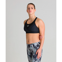 Load image into Gallery viewer, arena-womens-adjustable-cross-front-bra-top-black-003621-500-ontario-swim-hub-2