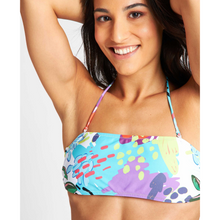 Load image into Gallery viewer, arena-womens-allover-bandeau-bikini-white-multi-004161-100-ontario-swim-hub-4