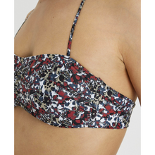 Load image into Gallery viewer, arena-womens-bandeau-bikini-allover-burgundy-multi-005181-400-ontario-swim-hub-5