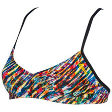 Load image into Gallery viewer, arena-womens-bandeau-live-bikini-top-black-multi-black-002816-504-ontario-swim-hub-1