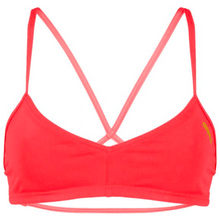 Load image into Gallery viewer, arena-womens-bandeau-live-bikini-top-fluo-red-yellow-star-002816-473-ontario-swim-hub-2