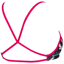 Load image into Gallery viewer, arena-womens-bandeau-live-bikini-top-freak-rose-multi-002816-950-ontario-swim-hub-2