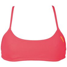 Load image into Gallery viewer, arena-womens-bandeau-play-bikini-top-fluo-red-yellow-star-006464-473-ontario-swim-hub-2