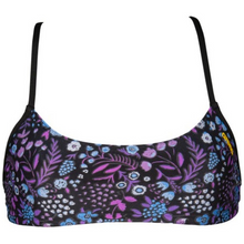 Load image into Gallery viewer, arena-womens-bandeau-play-bikini-top-multi-black-001110-555-ontario-swim-hub-1