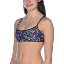 Load image into Gallery viewer, arena-womens-be-bandeau-bikini-top-multi-black-001109-555-ontario-swim-hub-1