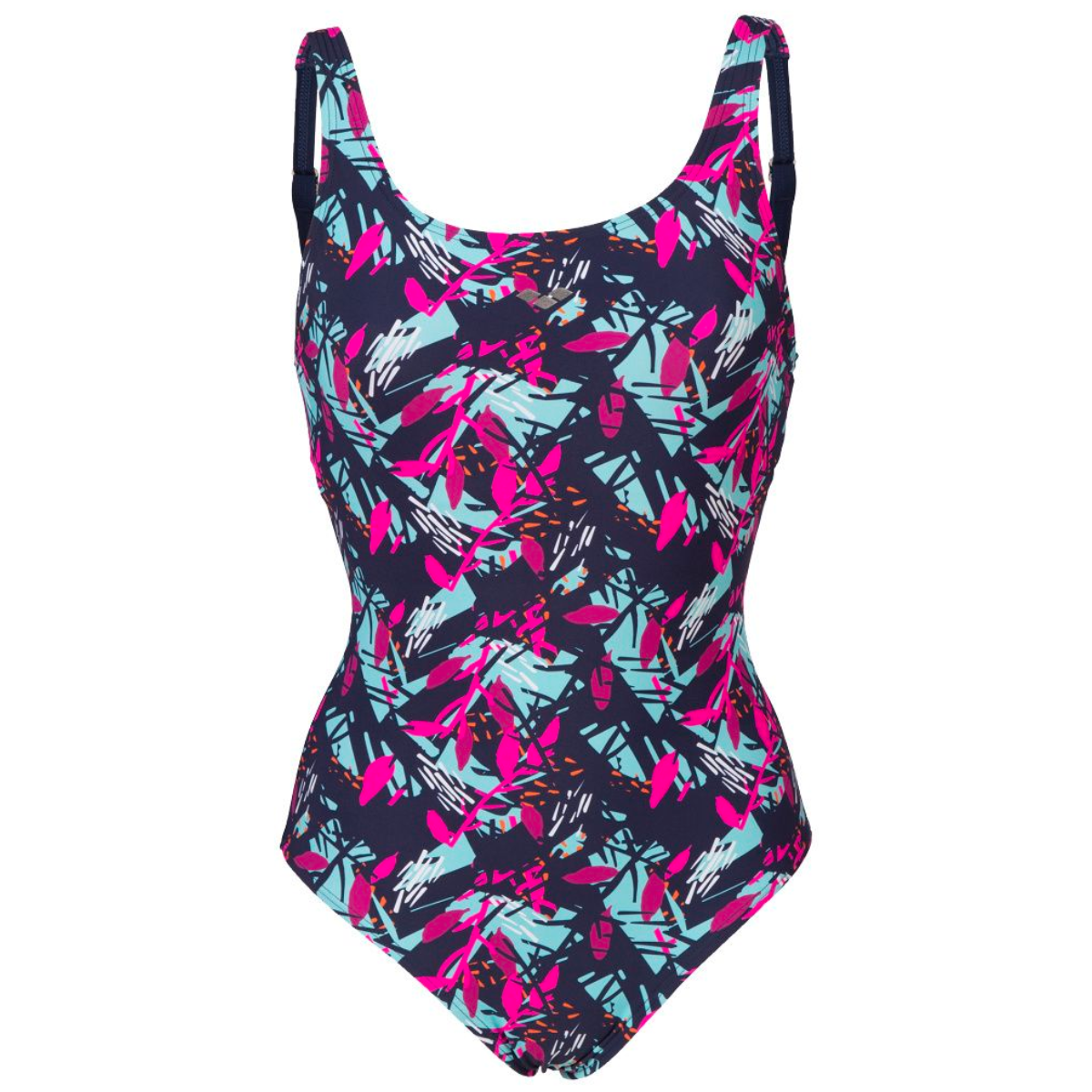 ARENA WOMEN'S BODYLIFT SWIMSUIT FRANCY WING BACK C-CUP - NAVY/FREAK ROSE  MULTI – OntarioSwimHub