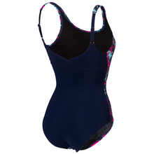 Load image into Gallery viewer, arena-womens-bodylift-swimsuit-francy-wing-back-c-cup-navy-freak-rose-multi-006045-750-ontario-swim-hub-3