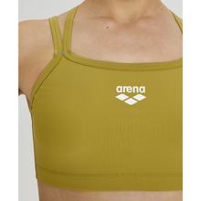 Load image into Gallery viewer, arena-womens-bra-top-solid-olive-005186-300-ontario-swim-hub-5