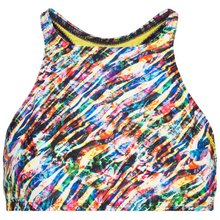 Load image into Gallery viewer, arena-womens-crop-think-bikini-top-black-multi-black-001111-504-ontario-swim-hub-1