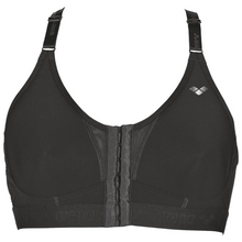 Load image into Gallery viewer, arena-womens-flora-sports-bra-black-002126-500-ontario-swim-hub-1