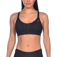 Load image into Gallery viewer, arena-womens-flora-sports-bra-black-002126-500-ontario-swim-hub-4