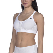 Load image into Gallery viewer, arena-womens-flora-sports-bra-white-002126-100-ontario-swim-hub-1