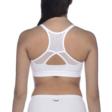 Load image into Gallery viewer, arena-womens-flora-sports-bra-white-002126-100-ontario-swim-hub-4