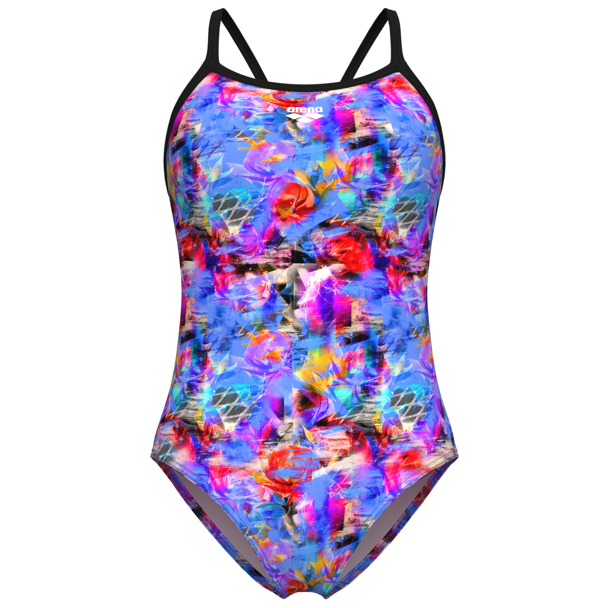 ARENA WOMEN'S MEMORIES LIGHTDROP BACK SWIMSUIT - MULTI VIOLET
