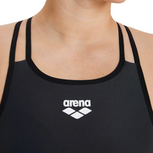 Load image into Gallery viewer, arena-womens-mesh-back-bra-top-black-black-005067-500-ontario-swim-hub-4