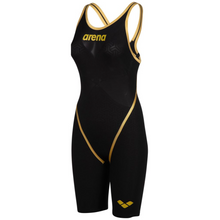 Load image into Gallery viewer, arena-womens-powerskin-carbon-glide-50th-anniversary-limited-edition-open-back-black-gold-ontario-swim-hub-2