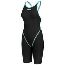 Load image into Gallery viewer, arena-womens-powerskin-primo-closed-back-kneeskin-black-teal-007767-100-ontario-swim-hub-6