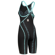 Load image into Gallery viewer, arena-womens-powerskin-primo-closed-back-kneeskin-black-teal-007767-100-ontario-swim-hub-8