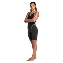Load image into Gallery viewer, arena-womens-powerskin-primo-open-back-kneeskin-black-teal-007768-100-ontario-swim-hub-3