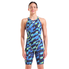 Load image into Gallery viewer, arena-womens-powerskin-st-next-open-back-limited-edition-aqua-gleam-006349-508-ontario-swim-hub-1