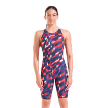 Load image into Gallery viewer, arena-womens-powerskin-st-next-open-back-limited-edition-aqua-gleam-red-white-blue-006349-509-ontario-swim-hub-1