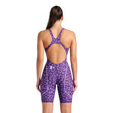 Load image into Gallery viewer, arena-womens-powerskin-st-next-open-back-limited-edition-leopard-skin-violet-006349-877-2