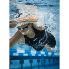 Load image into Gallery viewer, arena-womens-powerskin-veloce-open-back-kneeskin-black-teal-011279-100-ontario-swim-hub-6