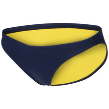 Load image into Gallery viewer, arena-womens-real-brief-bikini-bottom-navy-yellow-star-006469-730-ontario-swim-hub-1