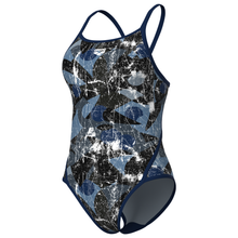 Load image into Gallery viewer, arena-womens-scratched-super-fly-back--swimsuit-multi-black-navy-010165-570-ontario-swim-hub-1