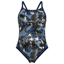 Load image into Gallery viewer, arena-womens-scratched-super-fly-back--swimsuit-multi-black-navy-010165-570-ontario-swim-hub-2