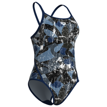 Load image into Gallery viewer, arena-womens-scratched-super-fly-back--swimsuit-multi-black-navy-010165-570-ontario-swim-hub-3